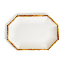 Load image into Gallery viewer, Two&#39;s Company Bamboo Touch Octagonal Serving Tray / Platter
