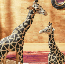 Load image into Gallery viewer, Two&#39;s Company Set of 2 Standing Giraffe Figurines
