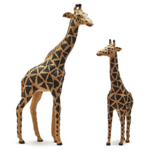 Load image into Gallery viewer, Two&#39;s Company Set of 2 Standing Giraffe Figurines
