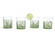 Load image into Gallery viewer, Two&#39;s Company Set of 4 Fern Double Old Fashion in Gift Box
