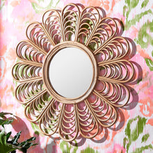 Load image into Gallery viewer, Two&#39;s Company Flower Shaped Wall Mirror
