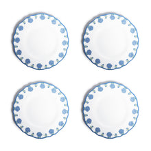 Load image into Gallery viewer, Two&#39;s Company Hydrangea Melamine Set of 4 Dinner Plates
