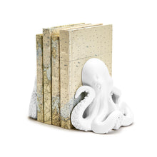 Load image into Gallery viewer, Two&#39;s Company White Octopus 2 Piece Bookend Set
