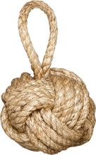 Load image into Gallery viewer, Two&#39;s Company Marseille Knot Jute Door Stopper
