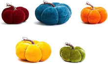 Load image into Gallery viewer, Two&#39;s Company Rich Hues Set of 10 Plush Pumpkins (2 Sizes)
