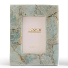 Load image into Gallery viewer, Two&#39;s Company Amazonite Set of 2 Photo Frame in Gift Box ( 4x6&quot; &amp; 5x7&quot;)
