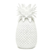 Load image into Gallery viewer, Tozai Home White Pineapple Decorative Vase
