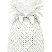 Load image into Gallery viewer, Tozai Home White Pineapple Decorative Vase
